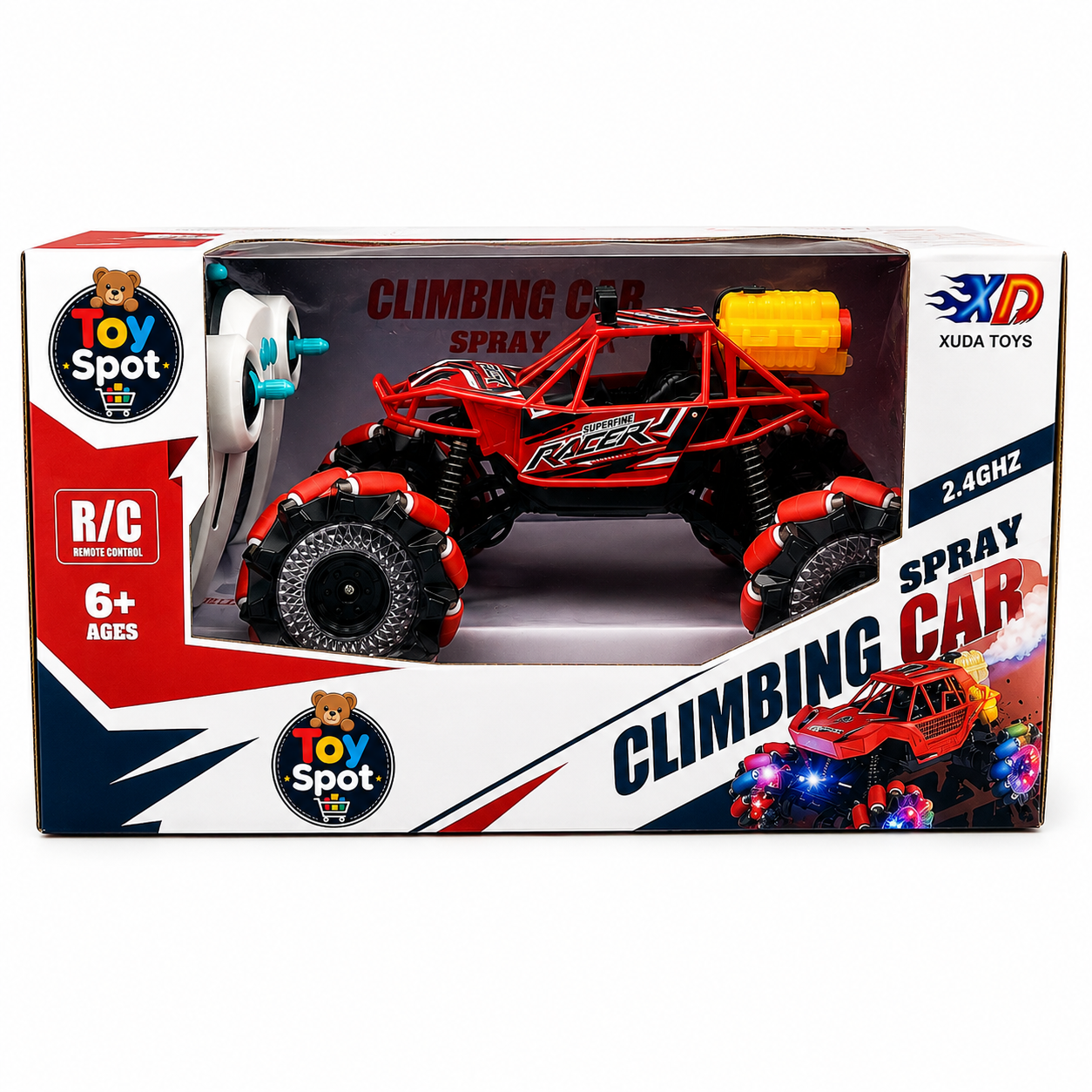 2.4GHz RC Stunt Climbing Truck With Smoke & LED Lights