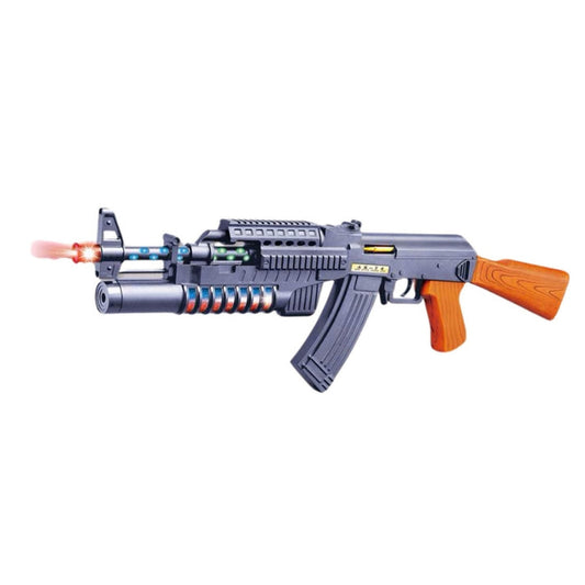 AK-47 Light & Sound Toy Gun with Vibration
