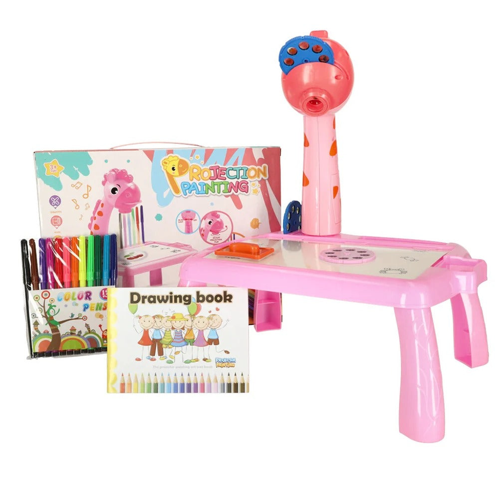 Giraffe LED Projector Drawing Table for Kids