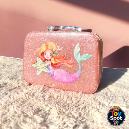 Mermaid 2-in-1 Kids Makeup Kit & Beauty Bag Play Set