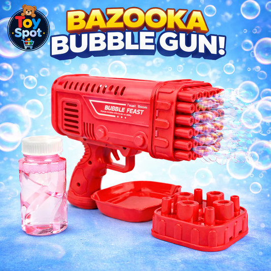 36-Hole Electric Bubble Gun Bazooka for Kids | Automatic Bubble Maker