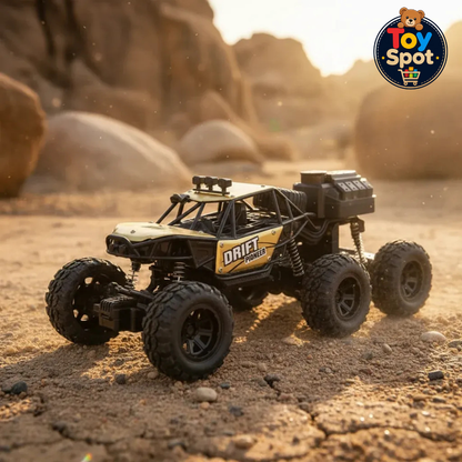1:18 RC Spray Rock Crawler Jeep 6x6 with LED Lights & Smoke Effect