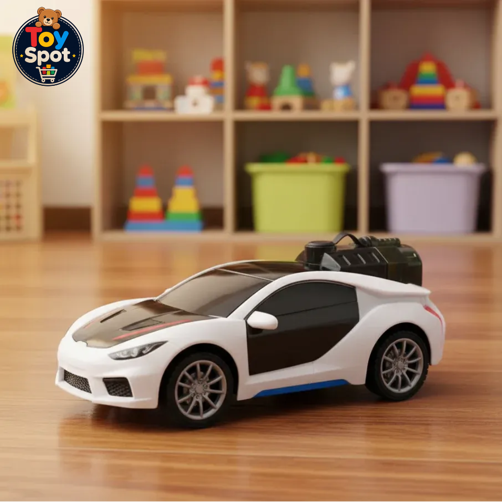 Rechargeable RC Famous Car with 3D Lights & Steam Spray