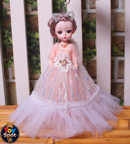 12-Inch Princess Bendable Doll With Dress & Accessories