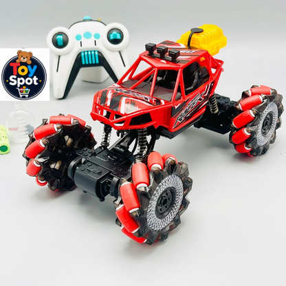 2.4GHz RC Stunt Climbing Truck With Smoke & LED Lights