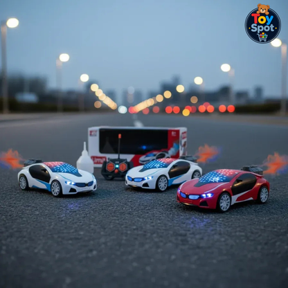 Rechargeable RC Famous Car with 3D Lights & Steam Spray