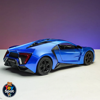 Bonzer Rechargeable Remote Control Sports Racing Car with LED Lights