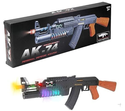 AK-47 Light & Sound Toy Gun with Vibration
