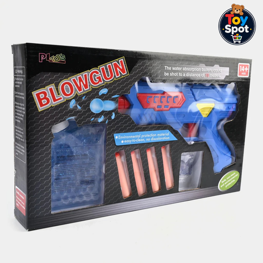 2-in-1 Soft Dart & Water Gel Ball Toy Gun | Manual Blaster for Kids