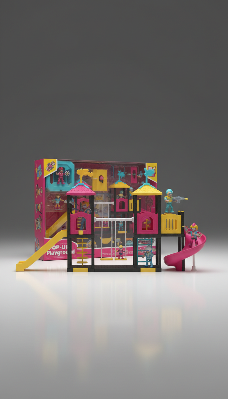 Pop-Up Playground Display Playset