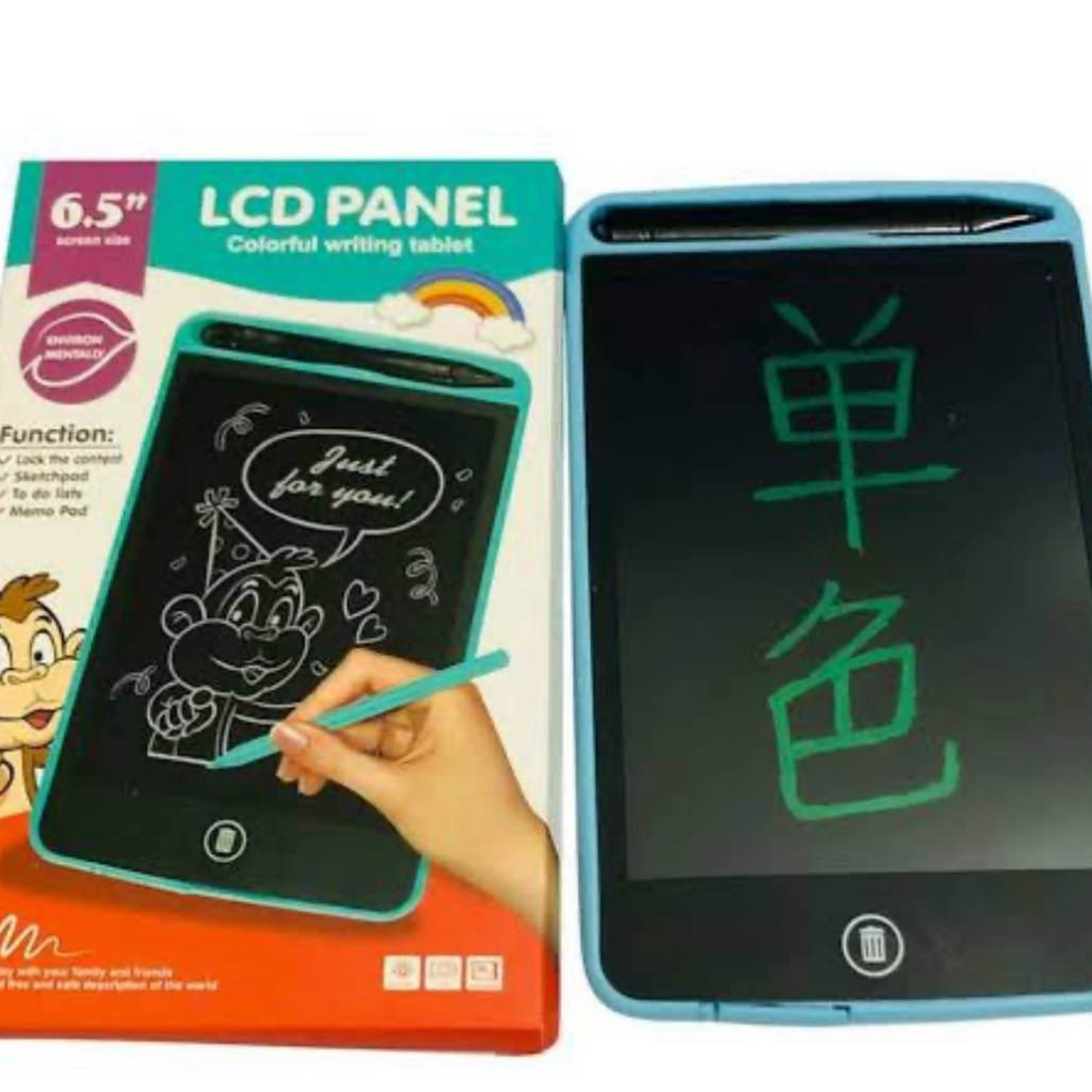 LCD Multicolor Writing Tablet & Erasable Digital Drawing Tablet For Kids