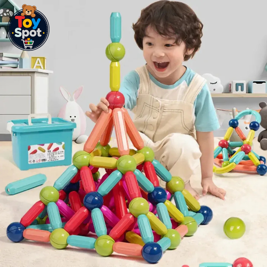 Magnetic Stick Building Blocks | Magnetic Bar Construction Set for Kids