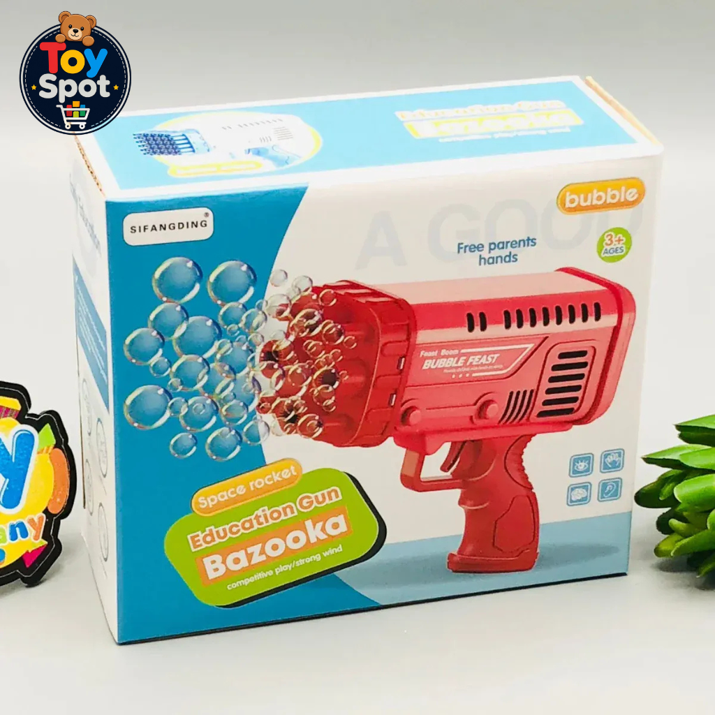 36-Hole Electric Bubble Gun Bazooka for Kids | Automatic Bubble Maker