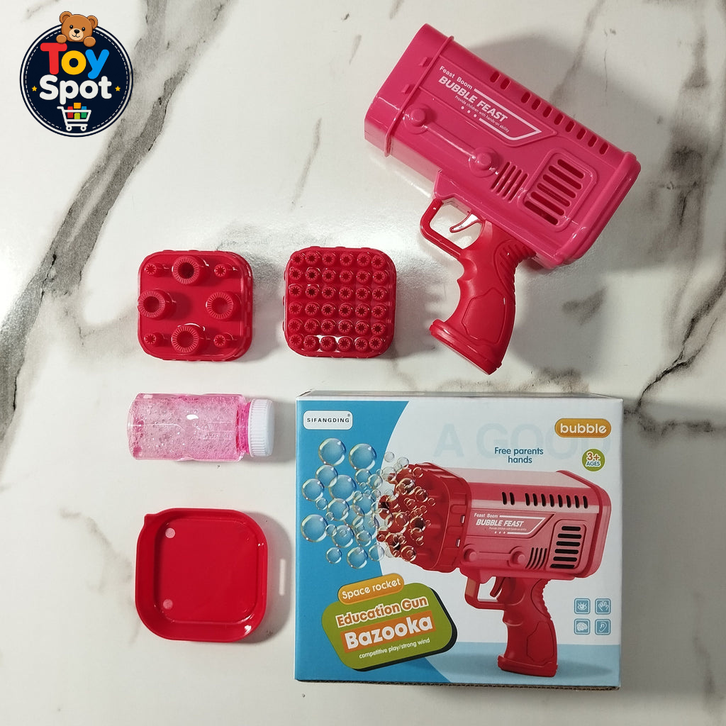 36-Hole Electric Bubble Gun Bazooka for Kids | Automatic Bubble Maker