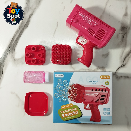36-Hole Electric Bubble Gun Bazooka for Kids | Automatic Bubble Maker