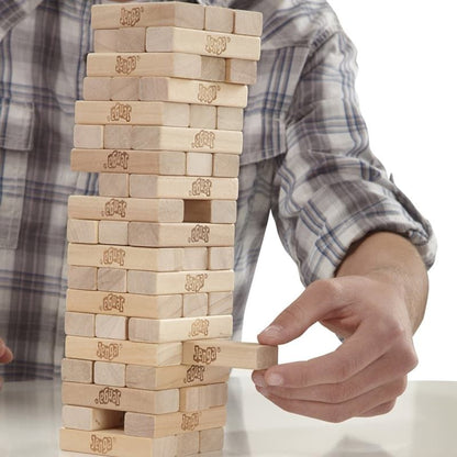 Jenga Wooden Block Tower Game – 45 Hardwood Blocks