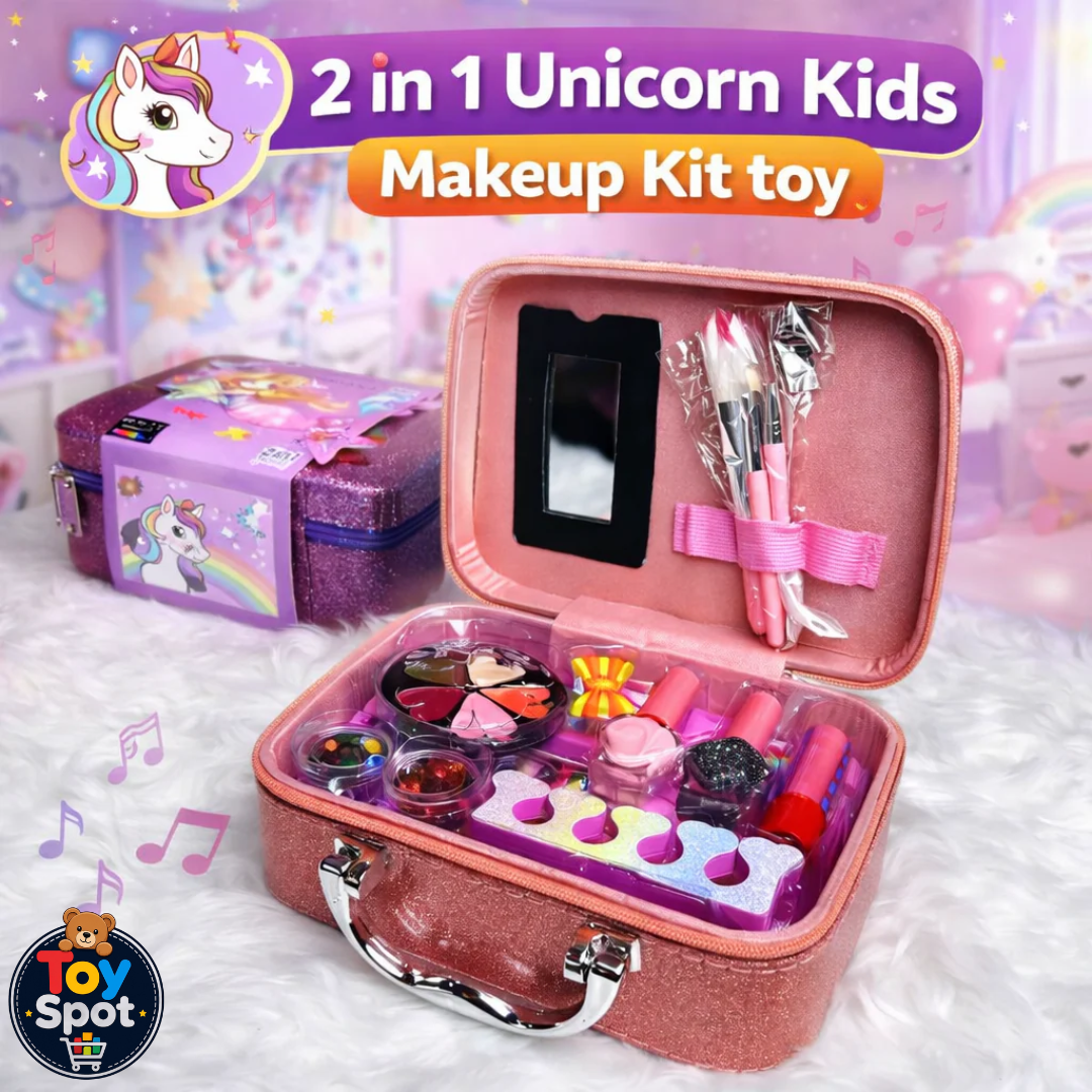 Mermaid 2-in-1 Kids Makeup Kit & Beauty Bag Play Set