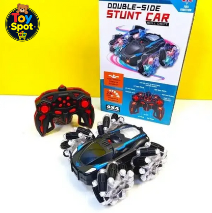 RC Hand Gesture Stunt Car with LED Lights & Rechargeable Battery