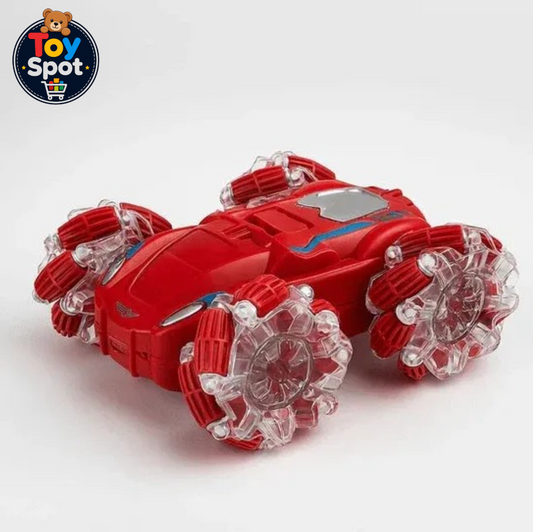 RC Hand Gesture Stunt Car with LED Lights & Rechargeable Battery