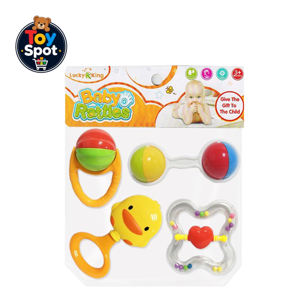Baby Rattle Toy 4 Pcs Set