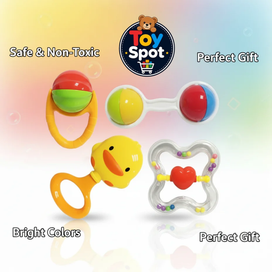 Baby Rattle Toy 4 Pcs Set