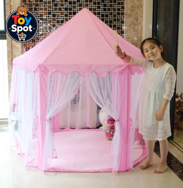 Castle Shaped Cute Princess Tent House – Royal Play Castle for Kids