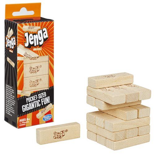 Jenga Wooden Block Tower Game – 45 Hardwood Blocks