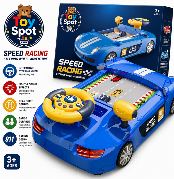 Adventure Machine Steering Wheel Toy with Music Motorcycle Models