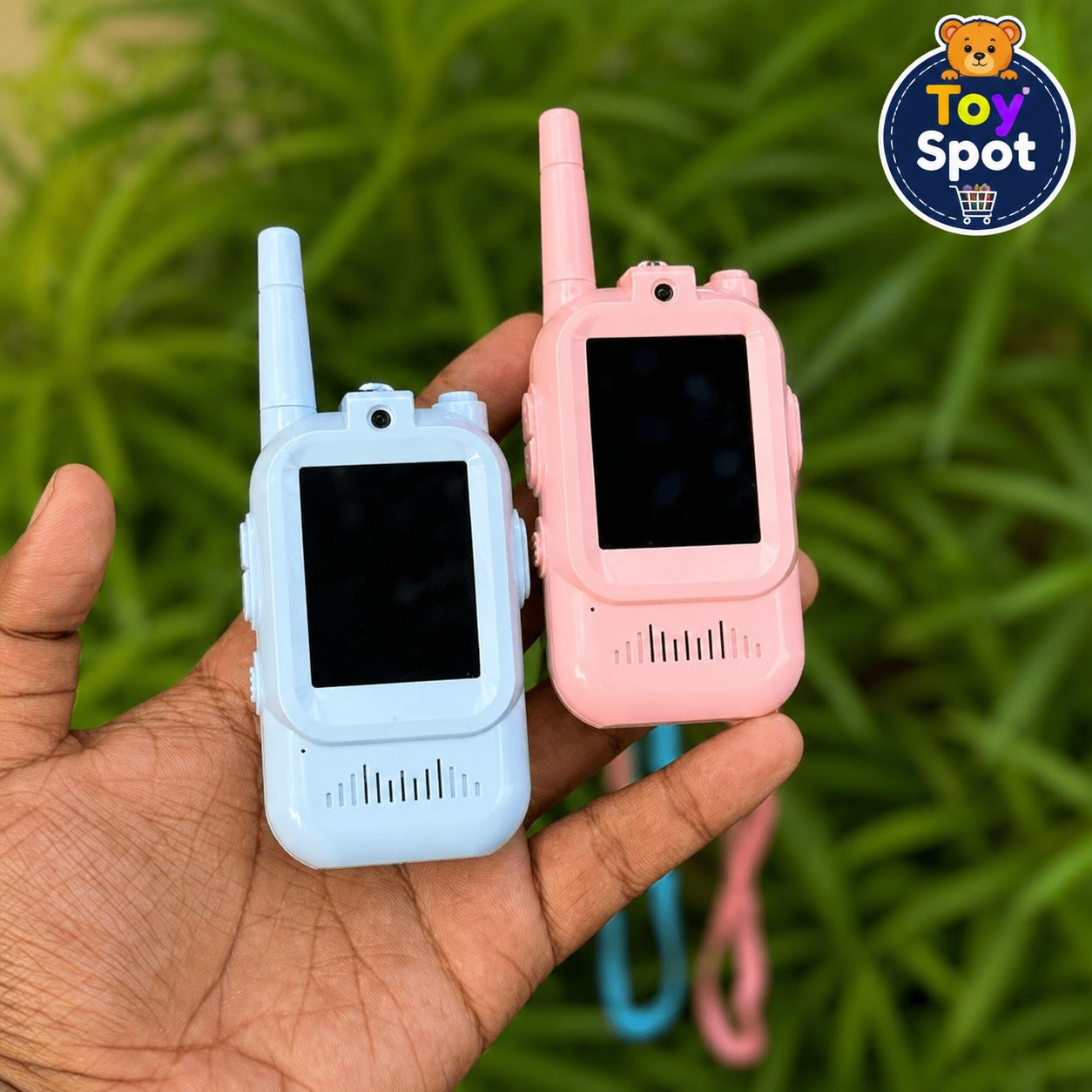 2Pcs Kids Video Walkie Talkie Set
