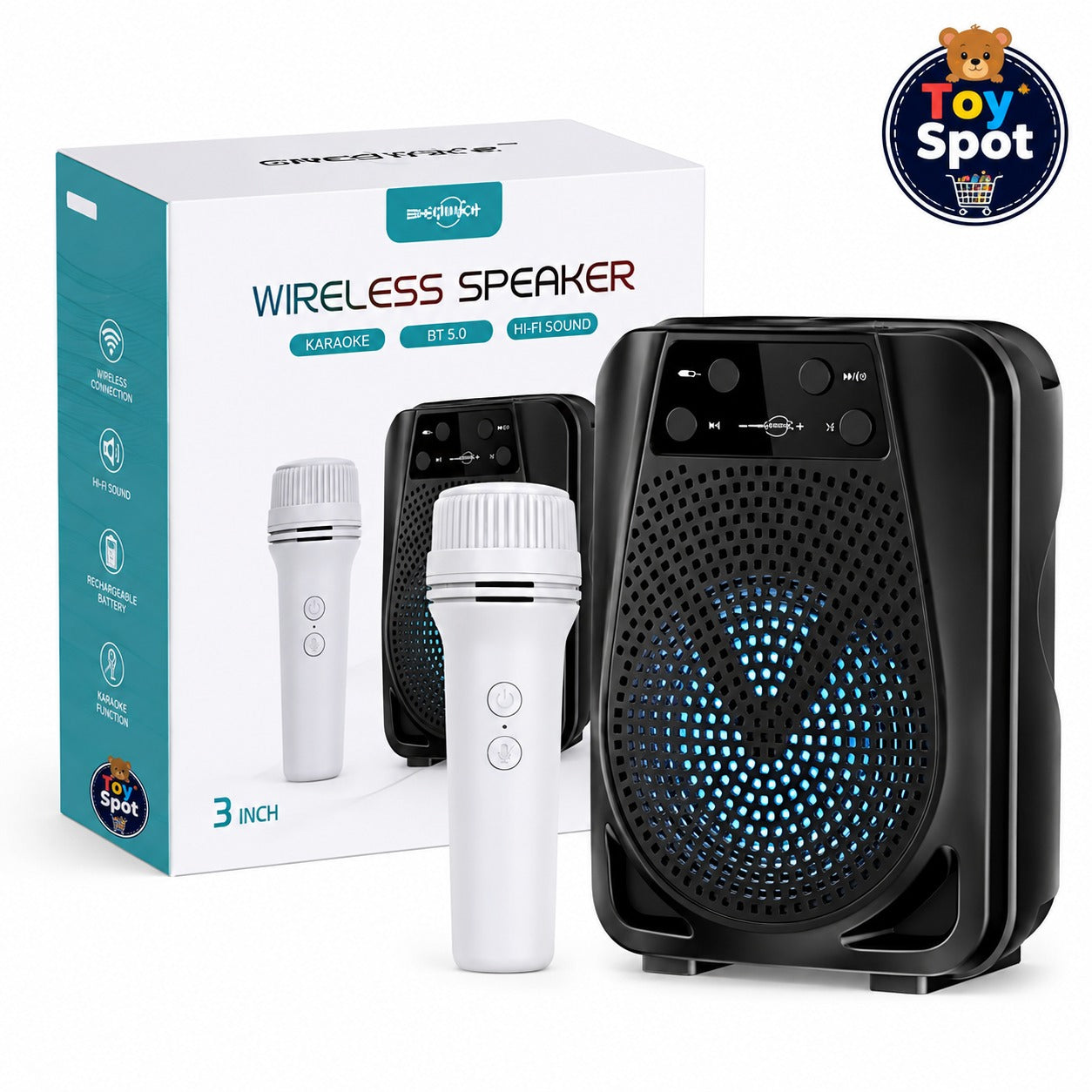 GTS-2116 Wireless Portable Speaker With Mic