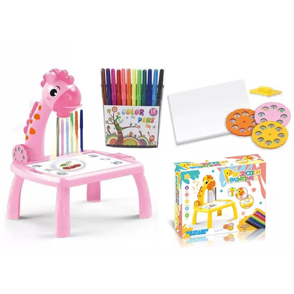 Giraffe LED Projector Drawing Table for Kids