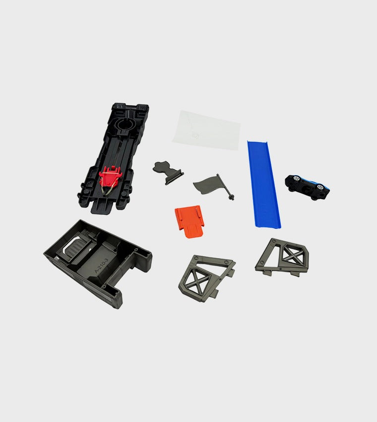 Power Racing Track Toy with Alloy Stunt Car