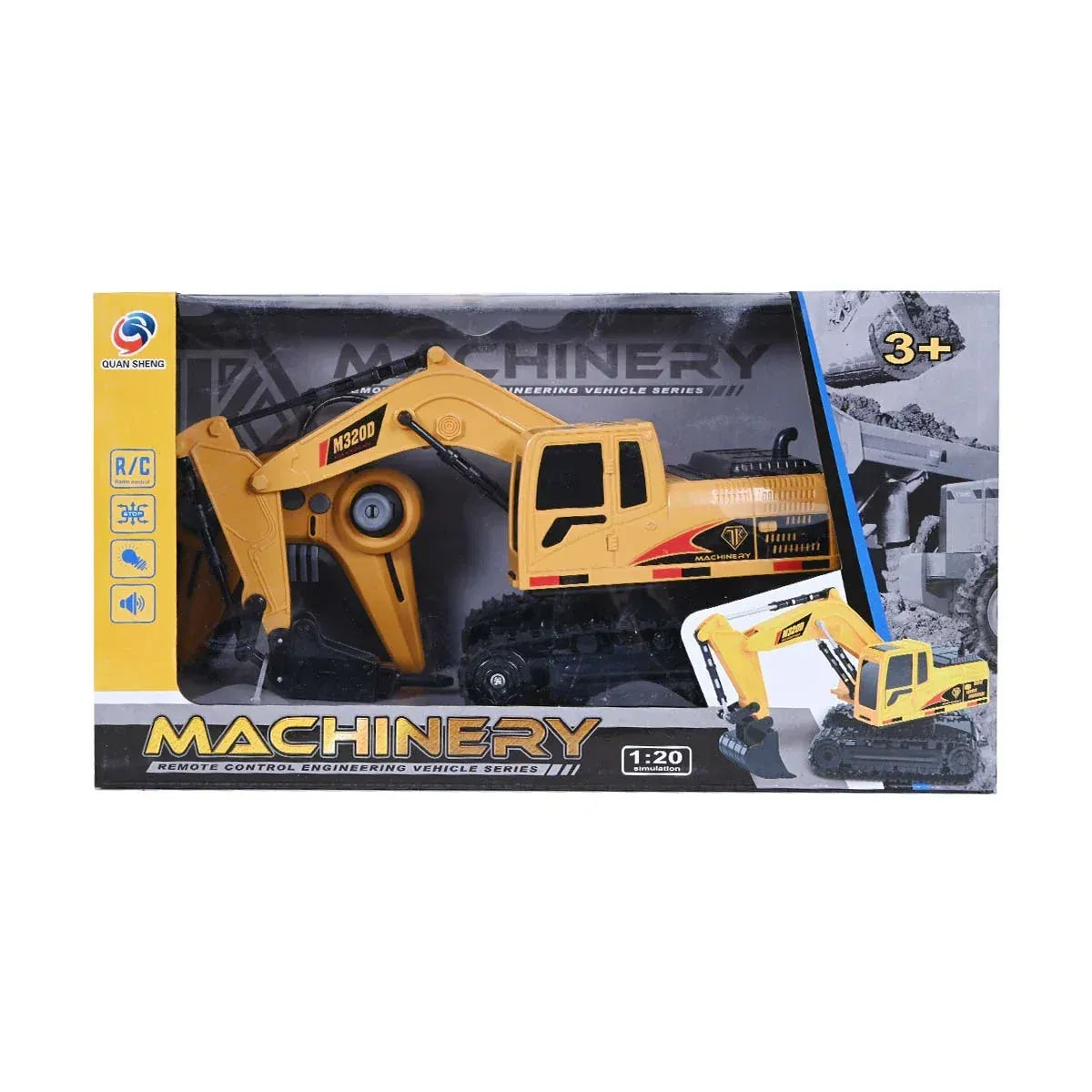 1:24 Scale Remote Control Excavator Construction Truck