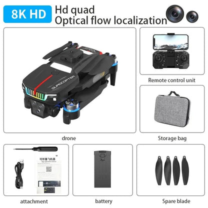 J6 Pro Triple Camera Drone | Brushless 4K RC Drone