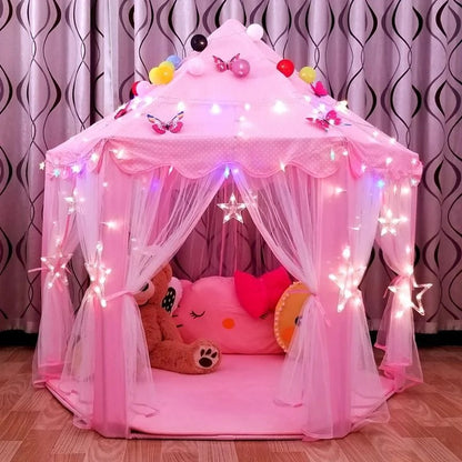 Castle Shaped Cute Princess Tent House – Royal Play Castle for Kids