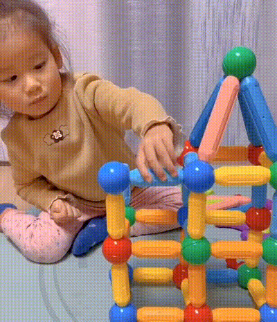 Magnetic Stick Building Blocks | Magnetic Bar Construction Set for Kids