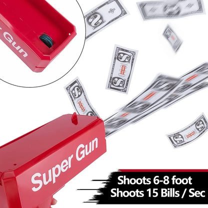 Super Money Gun Battery Operated Toy
