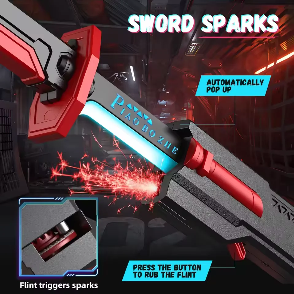 Sparkblade LED Light Sword with Smoke, Sound & MultiColor Lights