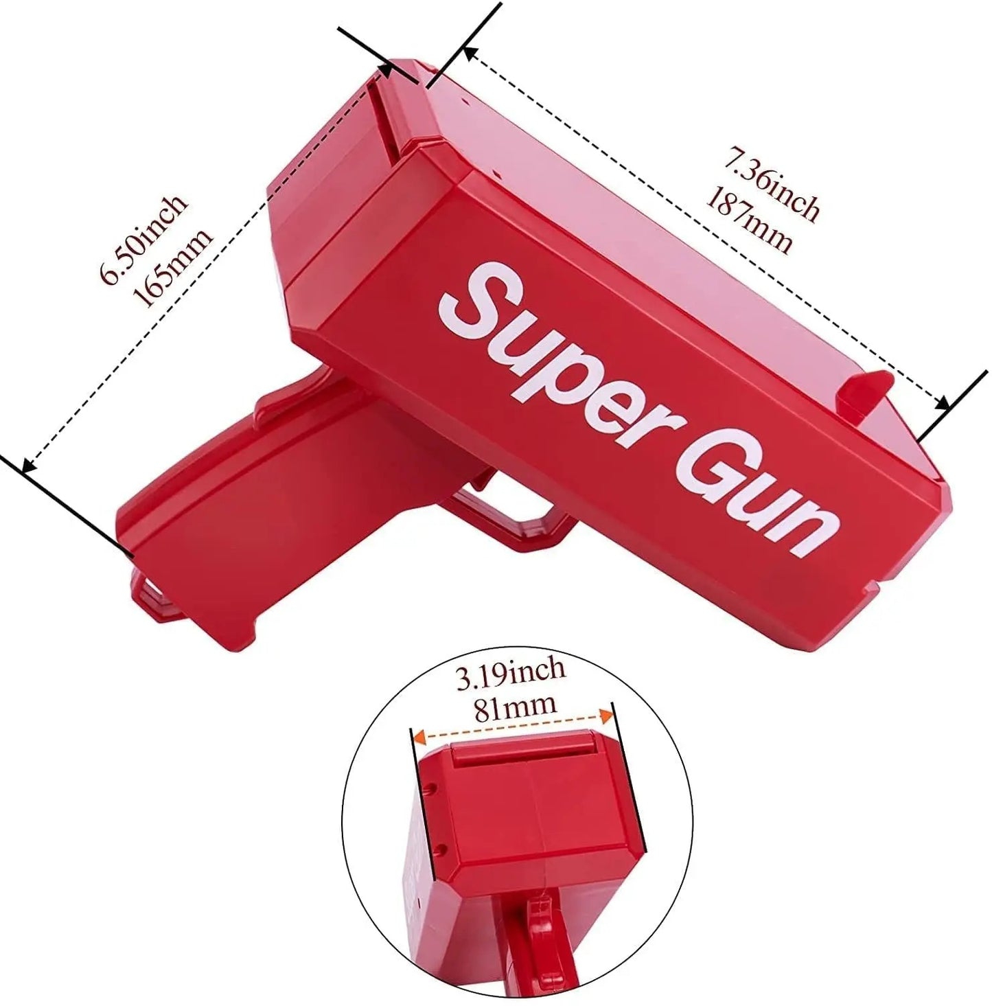 Super Money Gun Battery Operated Toy