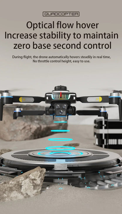 J6 Pro Triple Camera Drone | Brushless 4K RC Drone