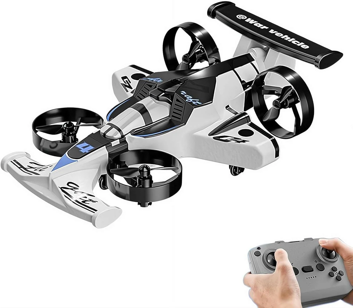 2-in-1 RC F1 Racing Car & Flying Drone
