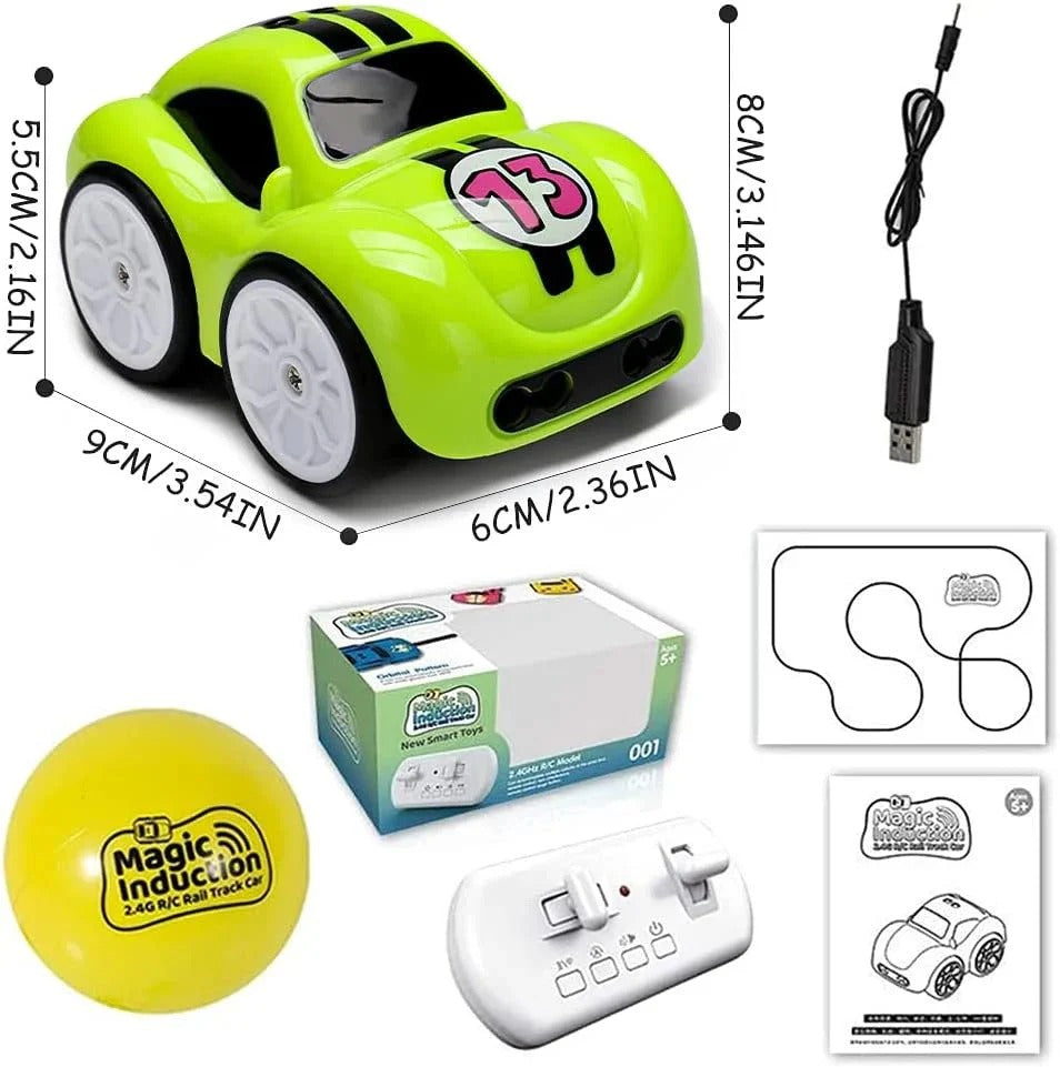 Smart Mini RC Car With Magic Induction - RC Racing Toy for Kids