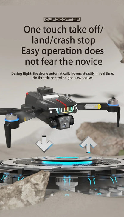 J6 Pro Triple Camera Drone | Brushless 4K RC Drone