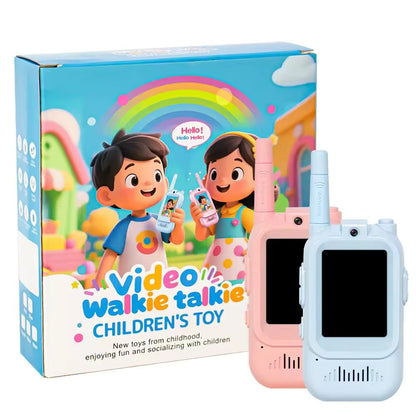 2Pcs Kids Video Walkie Talkie Set