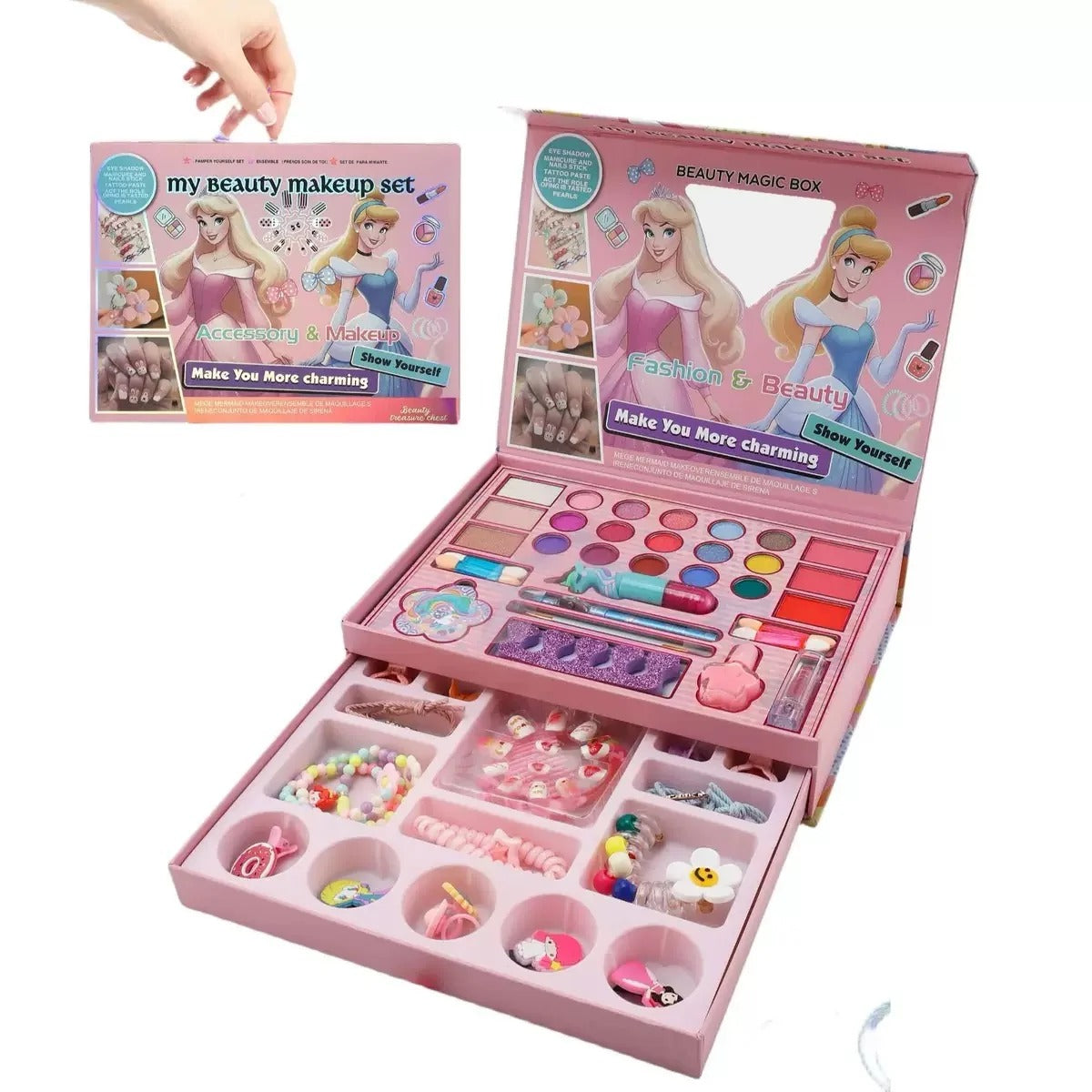 Barbie 2in1 Beauty Makeup Set For Girls