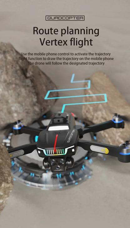 J6 Pro Triple Camera Drone | Brushless 4K RC Drone