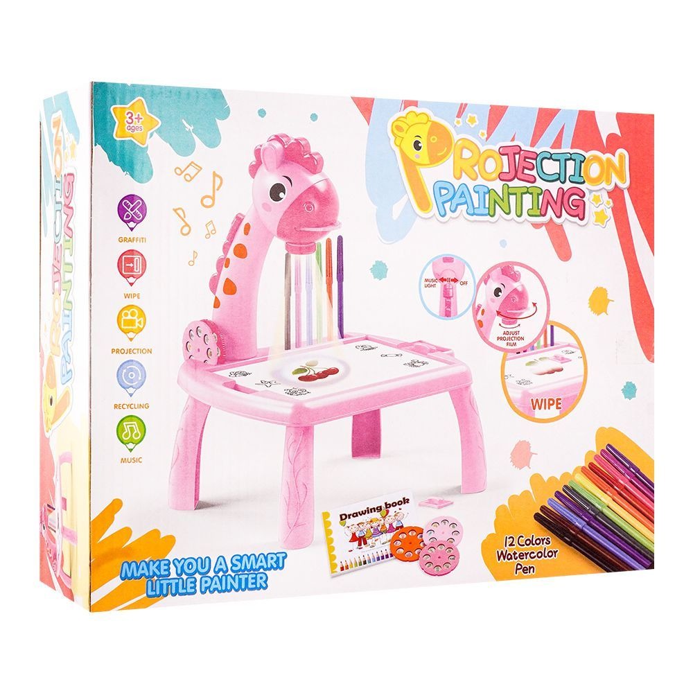 Giraffe LED Projector Drawing Table for Kids