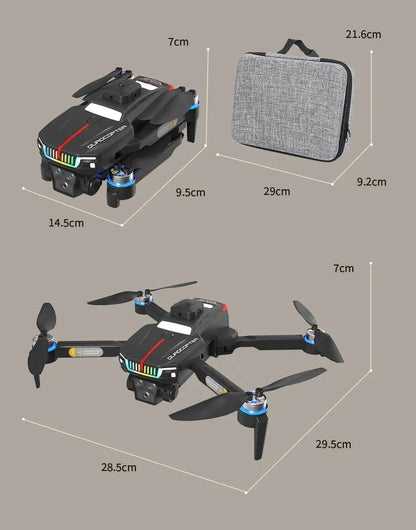 J6 Pro Triple Camera Drone | Brushless 4K RC Drone