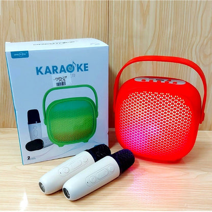 Karaoke GTS-2009 Wireless Bluetooth Speaker (With 2 Mic)