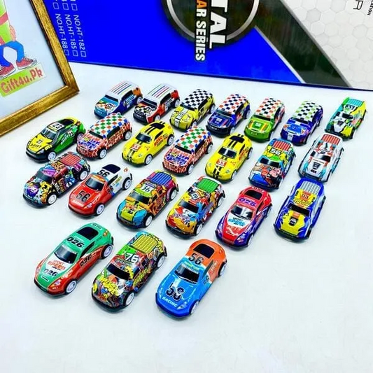 Delux Metal Cars Collection Gift Pack – 24 Cars